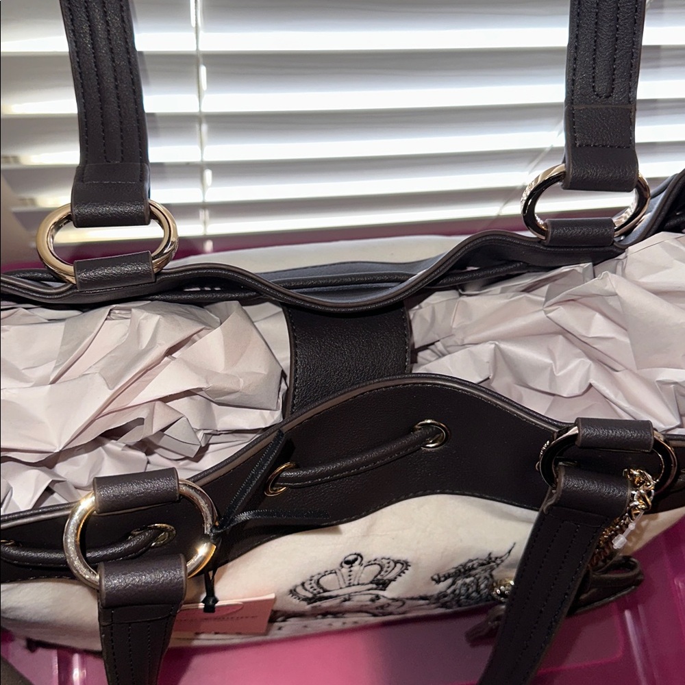 Juicy couture classic Scottie dogs tote daydreamer - Picture 2 of 9
